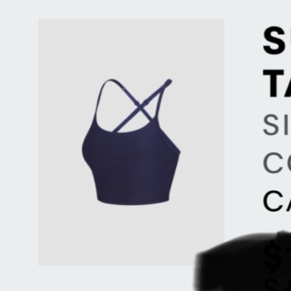 Savage X Fenty Navy Sports Bra